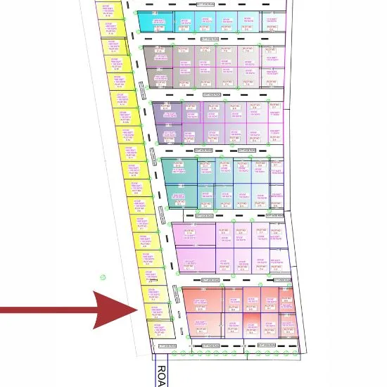 GREEN HOUSING  site plan